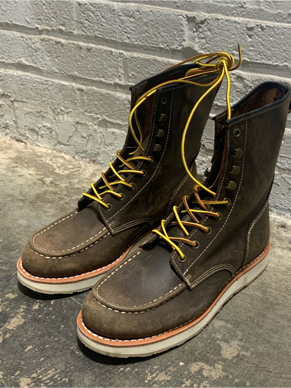 NWOB Rock Rooster Mantua 8” MENS Soft Toe Work Boots - 11.5 MENS - Picture 1 of 16